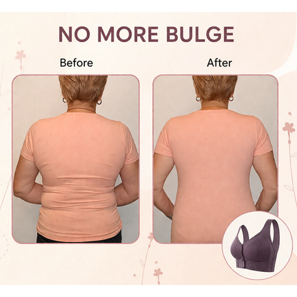 Effortless Comfort Front Closure Bra with Seamless Design