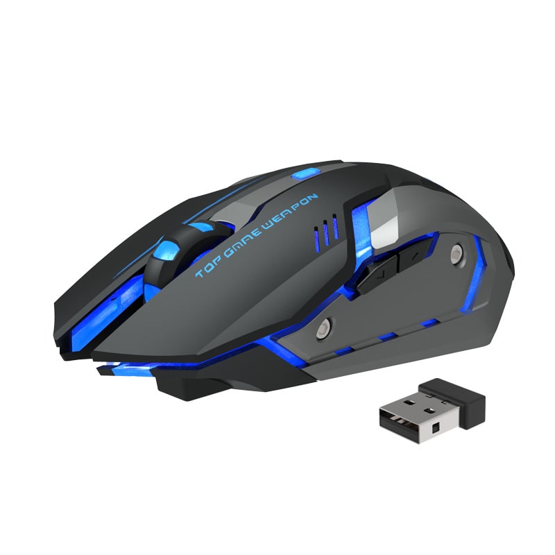 Ergonomic Wireless Gaming Mouse with Customizable Features