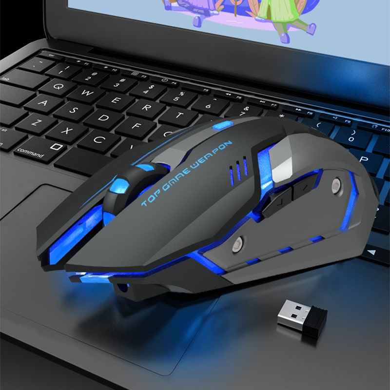 Ergonomic Wireless Gaming Mouse with Customizable Features