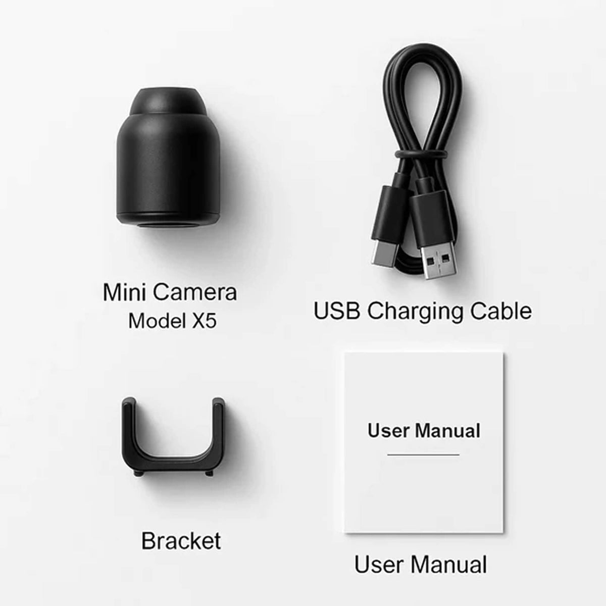 Compact Wireless Surveillance Camera with Night Vision