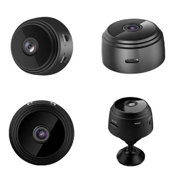 Compact Wireless Security Camera with Magnetic Mount & Night Vision