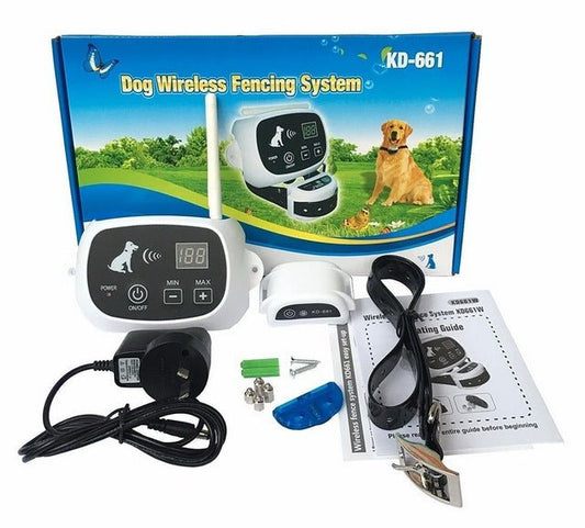 Adjustable Wireless Collar System for Safe-Zone Dog Training