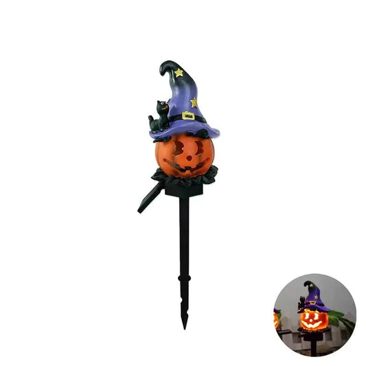 Enchanting Solar-Powered Outdoor Pumpkin Lantern
