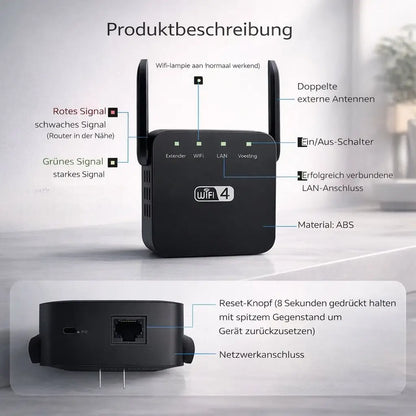 Wi-Fi Signal Booster & Repeater | Wireless Network Extender