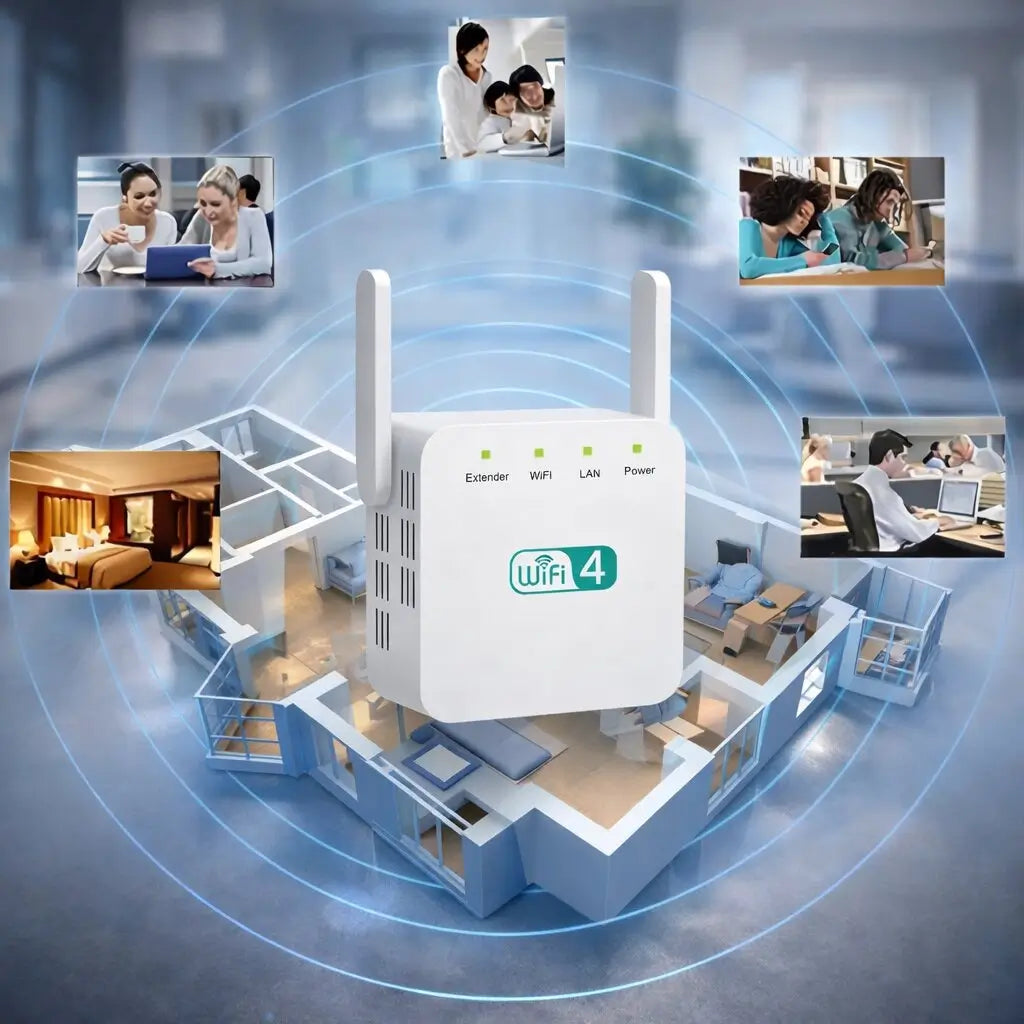 Wi-Fi Signal Booster & Repeater | Wireless Network Extender