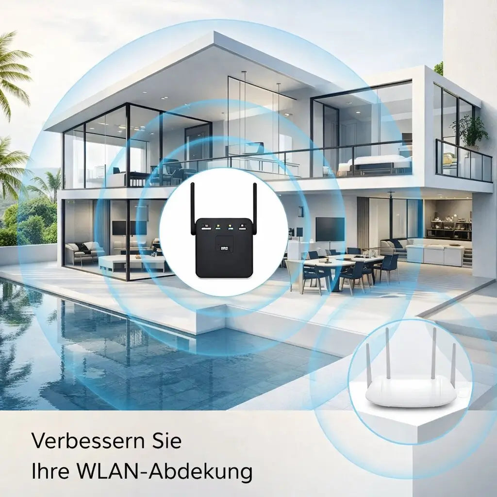 Wi-Fi Signal Booster & Repeater | Wireless Network Extender