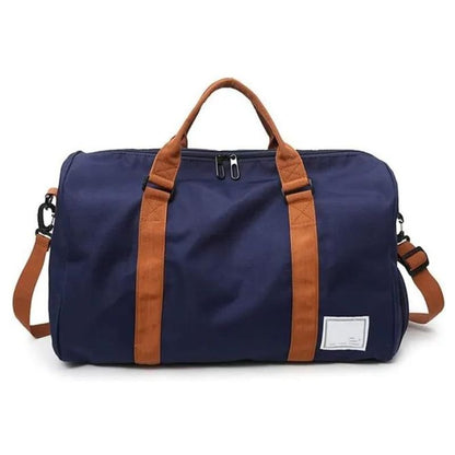 35L Travel Bag for Weekend Getaways with Shoe Pocket and Shoulder Strap