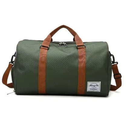 35L Travel Bag for Weekend Getaways with Shoe Pocket and Shoulder Strap