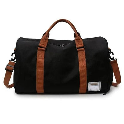 35L Travel Bag for Weekend Getaways with Shoe Pocket and Shoulder Strap