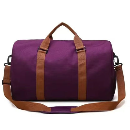 35L Travel Bag for Weekend Getaways with Shoe Pocket and Shoulder Strap