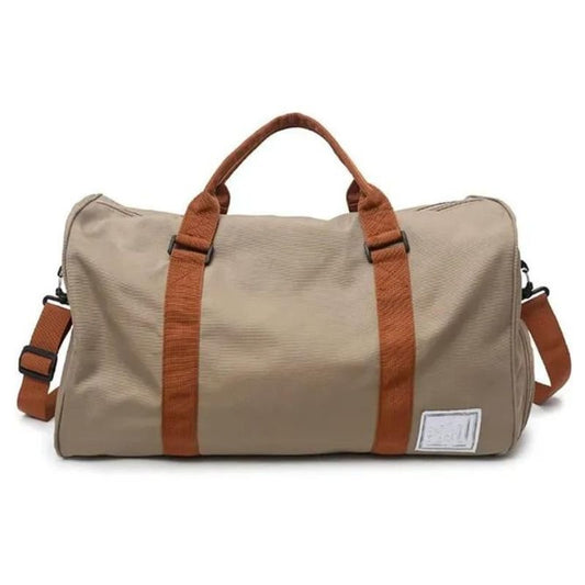 35L Travel Bag for Weekend Getaways with Shoe Pocket and Shoulder Strap