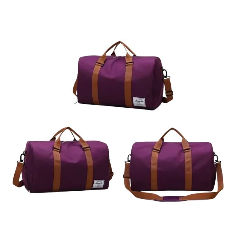 35L Travel Bag for Weekend Getaways with Shoe Pocket and Shoulder Strap