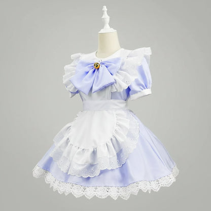 Plus Size Enchanting Maid Costume Dress for Halloween Festivities