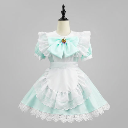 Plus Size Enchanting Maid Costume Dress for Halloween Festivities