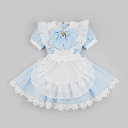 Plus Size Enchanting Maid Costume Dress for Halloween Festivities