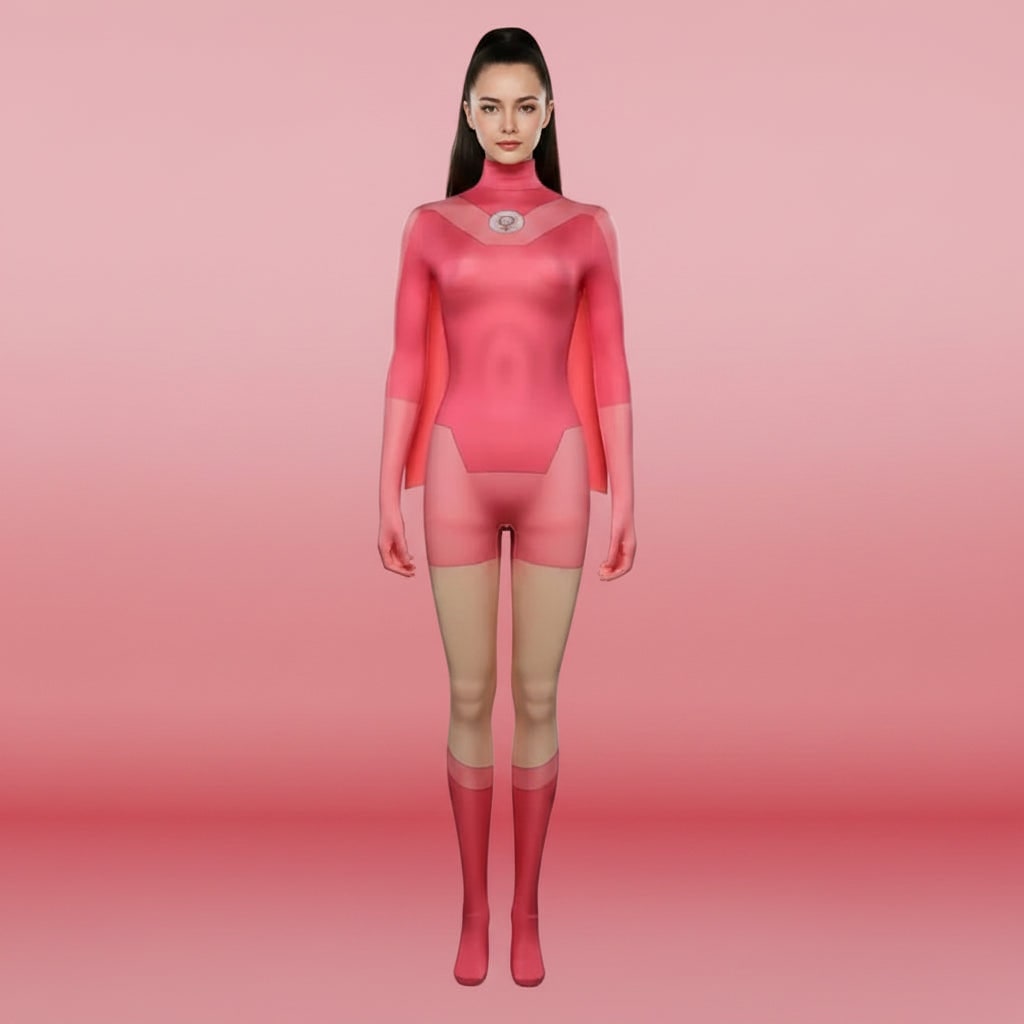 Empowerment Suit for Women – Heroic Cosplay Ensemble with Cape