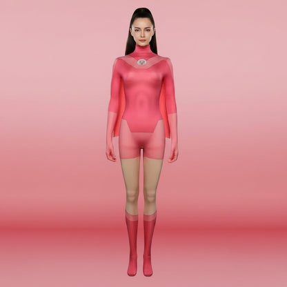 Empowerment Suit for Women – Heroic Cosplay Ensemble with Cape