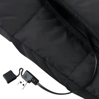 Lightweight Electric Heated Vest for Women with Stand-Up Collar