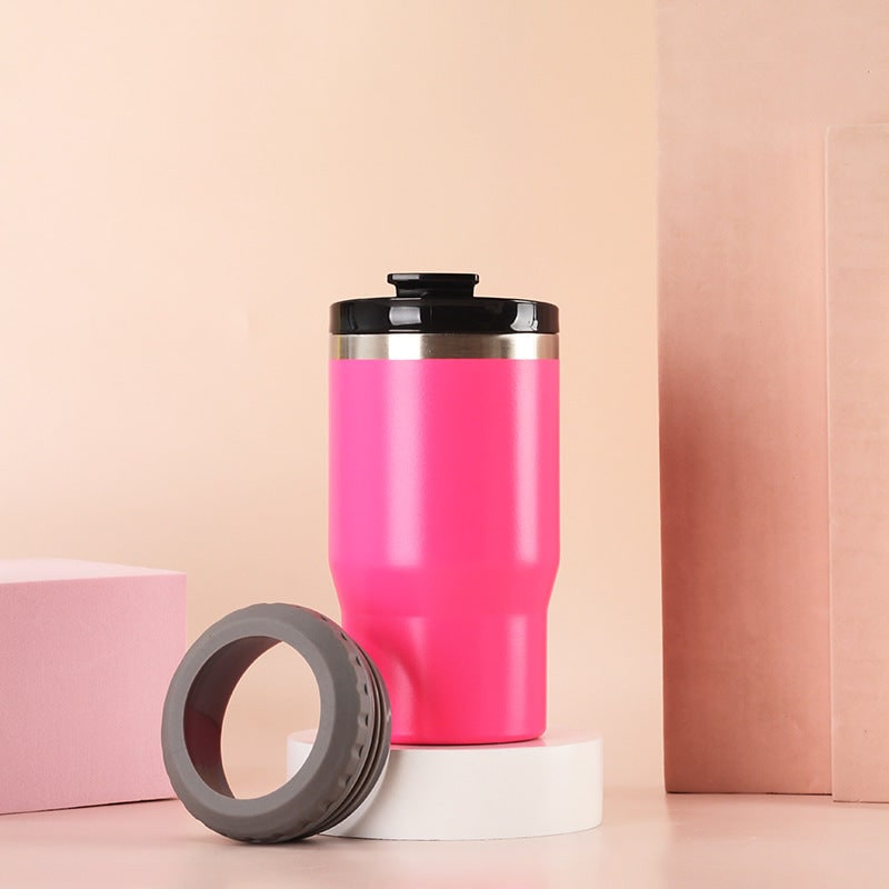 Elegant Insulated Travel Tumbler with Leak-Resistant Lid