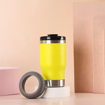 Elegant Insulated Travel Tumbler with Leak-Resistant Lid