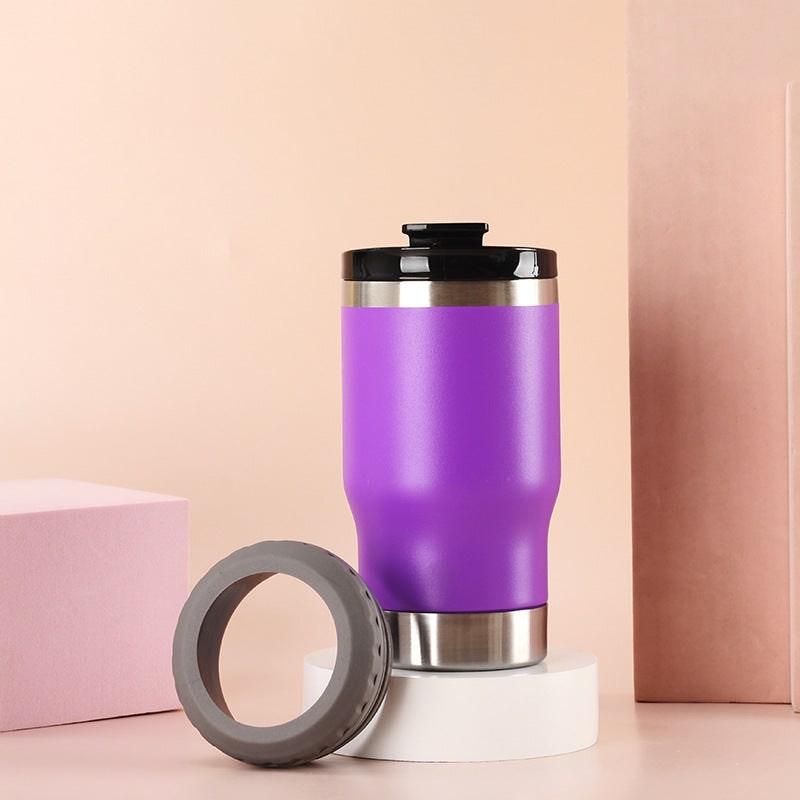 Elegant Insulated Travel Tumbler with Leak-Resistant Lid