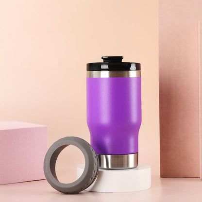 Elegant Insulated Travel Tumbler with Leak-Resistant Lid