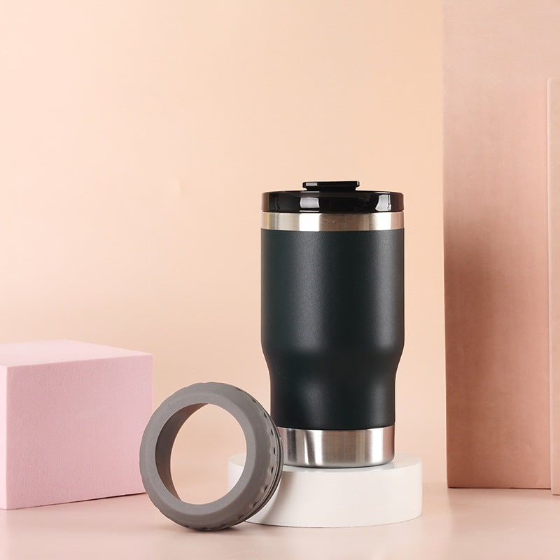 Elegant Insulated Travel Tumbler with Leak-Resistant Lid