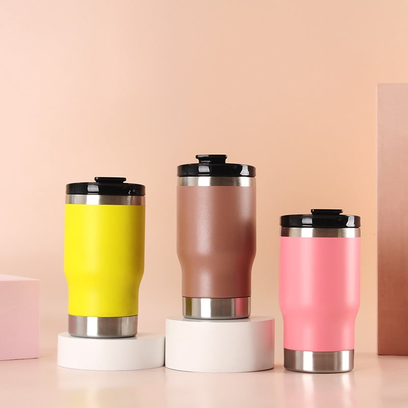 Elegant Insulated Travel Tumbler with Leak-Resistant Lid