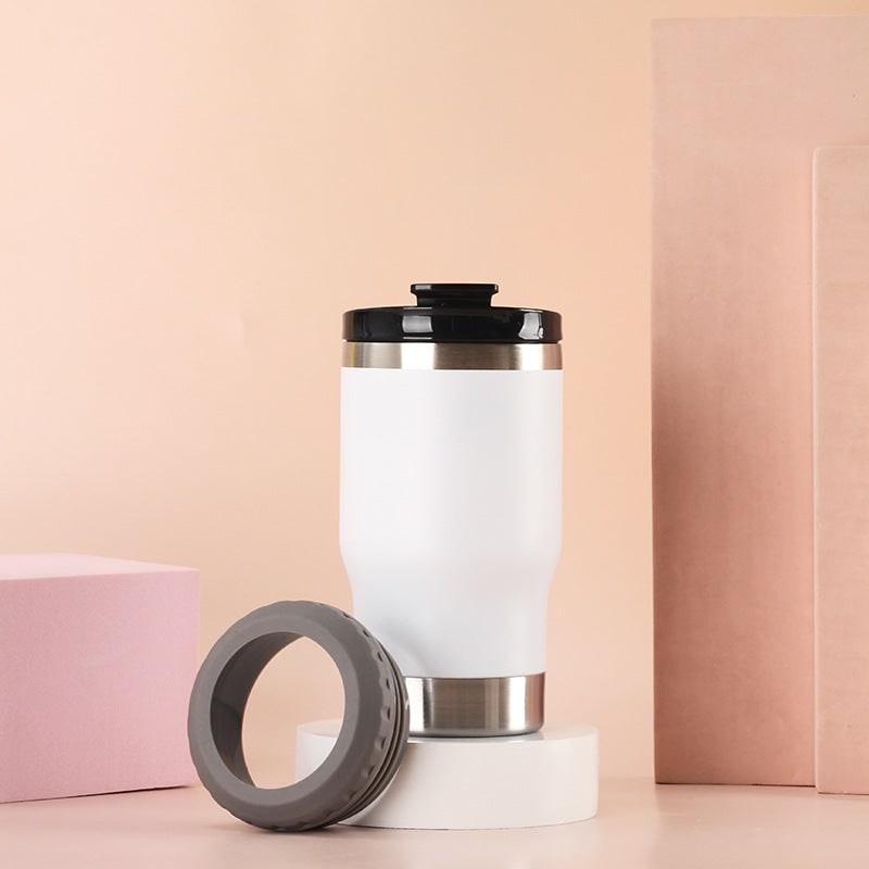 Elegant Insulated Travel Tumbler with Leak-Resistant Lid