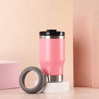 Elegant Insulated Travel Tumbler with Leak-Resistant Lid