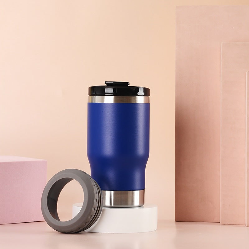 Elegant Insulated Travel Tumbler with Leak-Resistant Lid