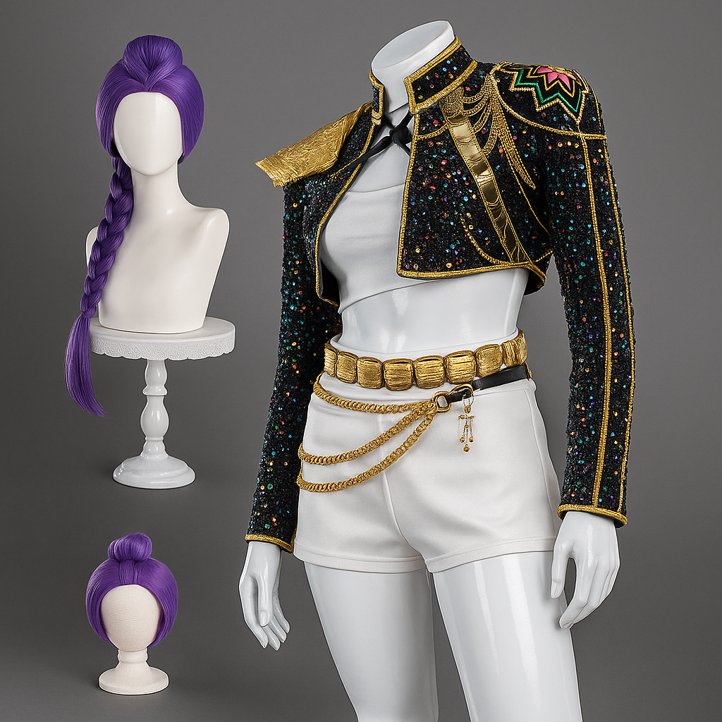 Shimmering Dance Ensemble for Women: Crop Top, Shorts & Belt Set