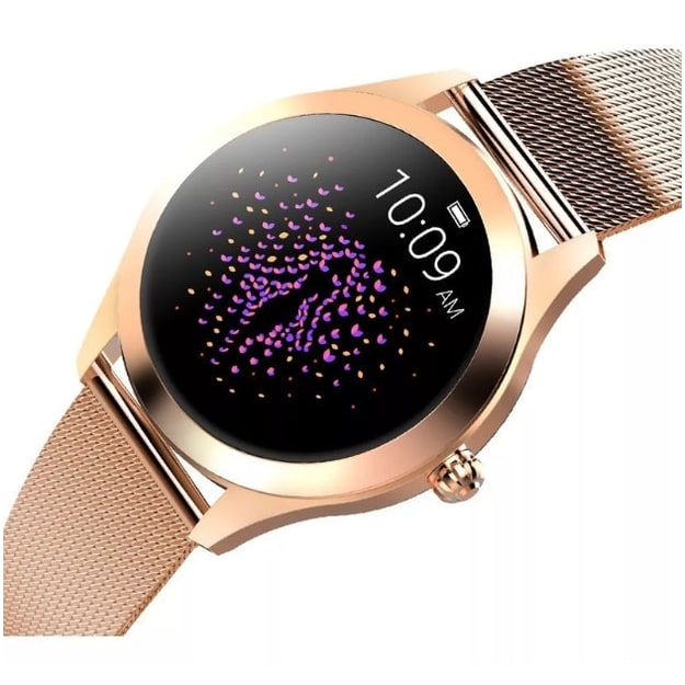 Elegant Women's Activity Tracker with Adjustable Mesh Strap