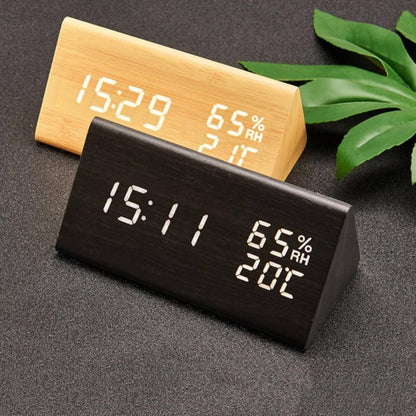 TranquilWood Smart LED Alarm Clock with Digital Display