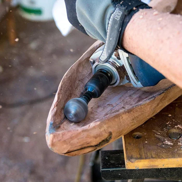Precision Sphere Wood Shaper for Angle Grinders – Rapid Material Removal