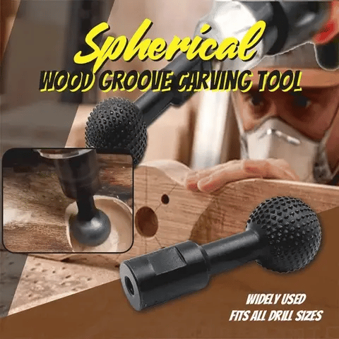 Precision Sphere Wood Shaper for Angle Grinders – Rapid Material Removal