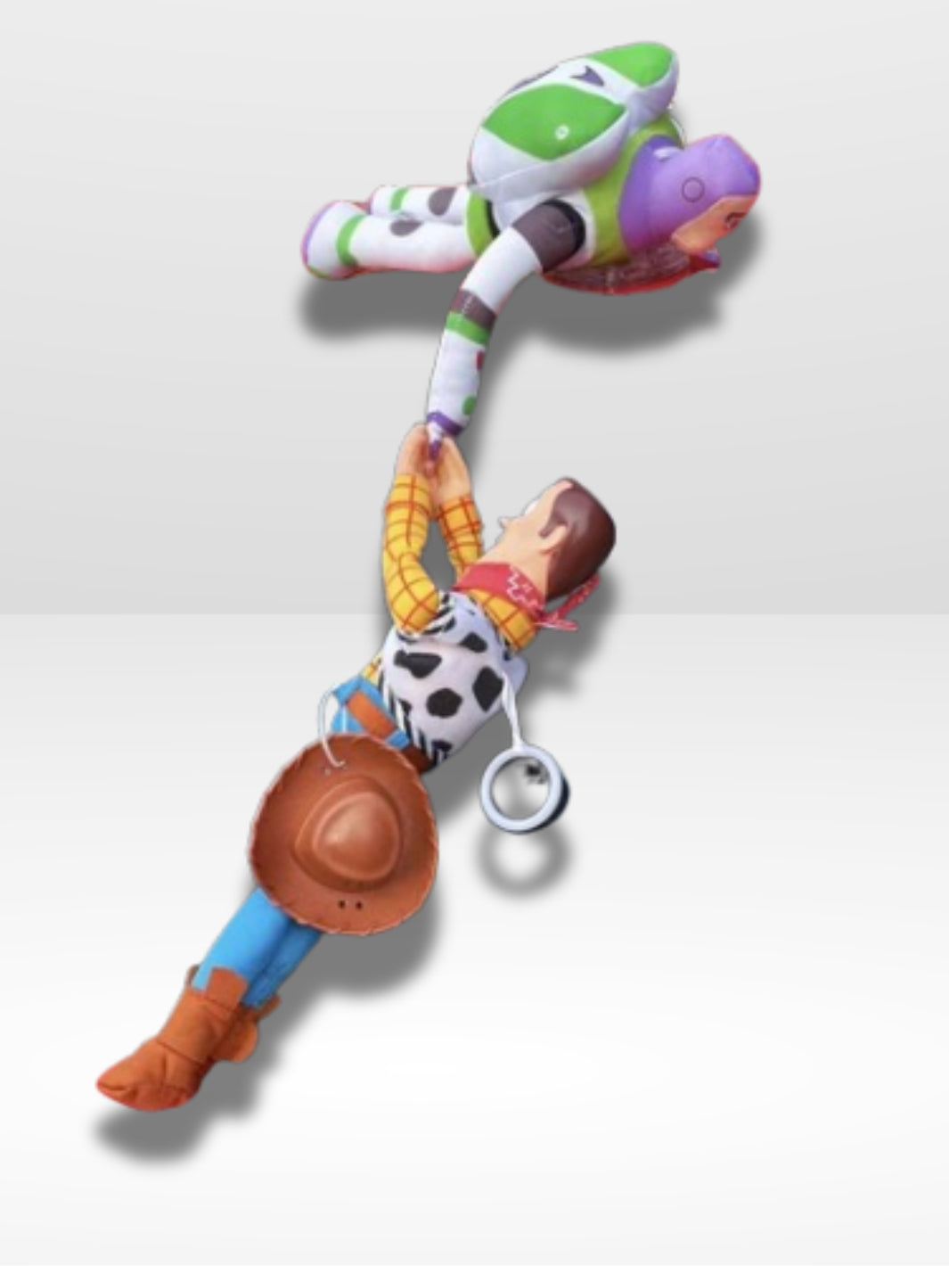 Plush Car Hanging Toy featuring Woody and Buzz Characters