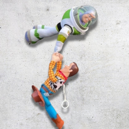 Plush Car Hanging Toy featuring Woody and Buzz Characters