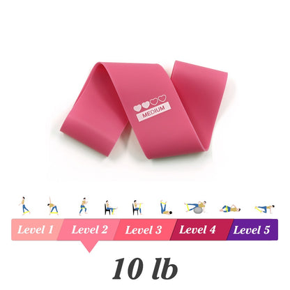 Versatile Exercise Bands with Handles for Total Body Training