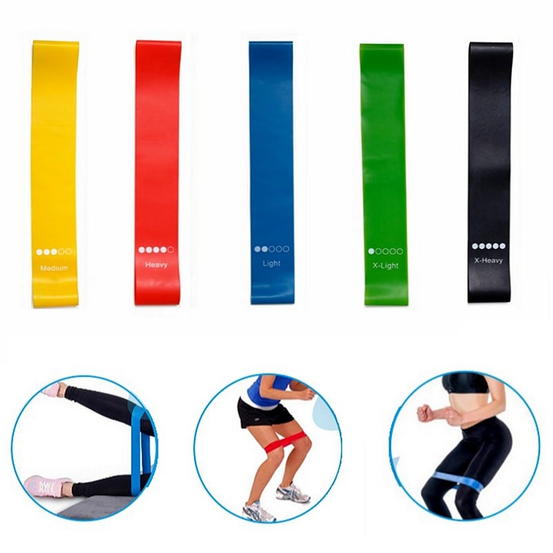 Versatile Exercise Bands with Handles for Total Body Training