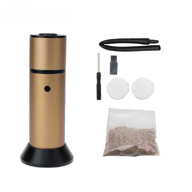 Handheld Portable Wood Smoker for Cocktails and Food Preparation