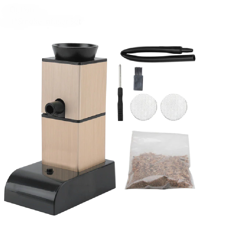 Handheld Portable Wood Smoker for Cocktails and Food Preparation