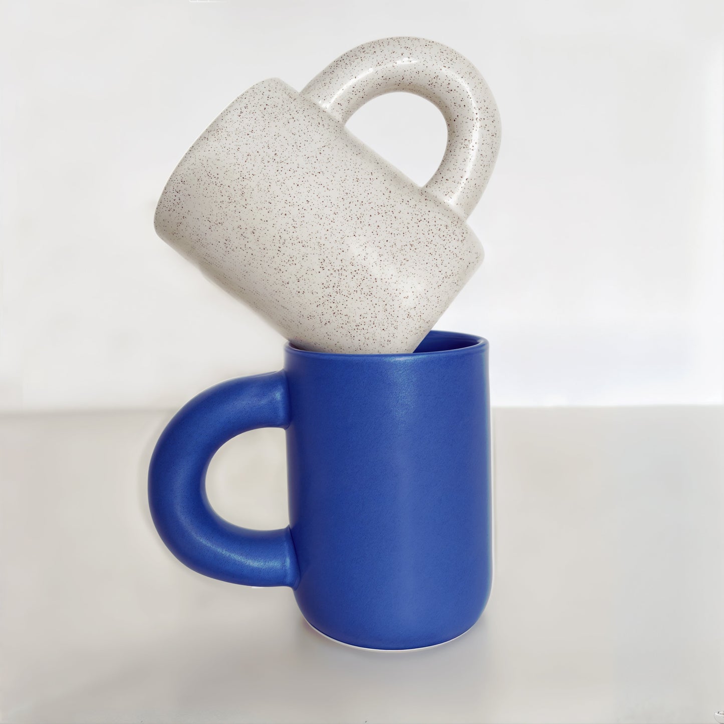 Geometric Design Porcelain Cup – Luxe Athenea Style