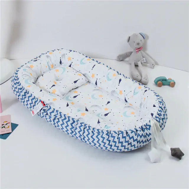 Portable Cotton Baby Nest for Safe and Cozy Relaxation