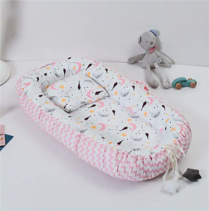 Portable Cotton Baby Nest for Safe and Cozy Relaxation