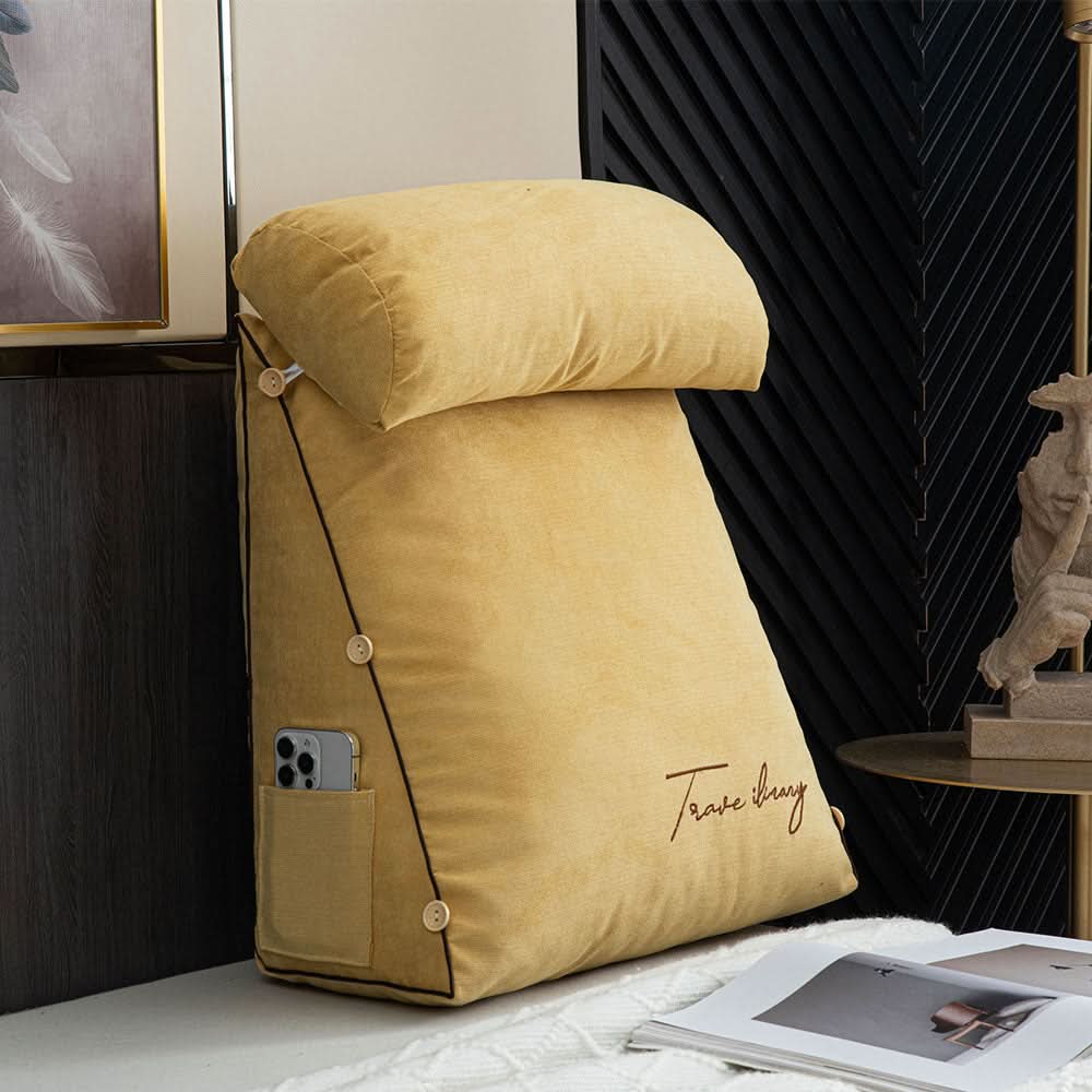 Deluxe Backrest Pillow for Comfortable Reading Support
