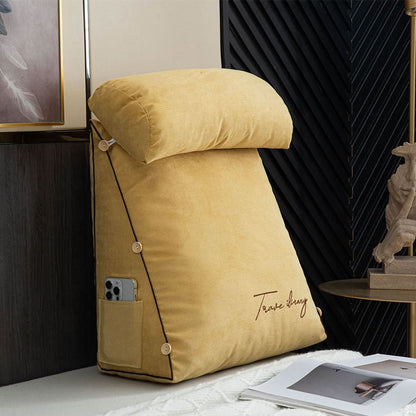 Deluxe Backrest Pillow for Comfortable Reading Support