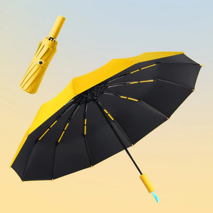 Large Folding Umbrella with 72 Bones – Windproof UV Rain Protection