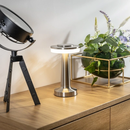 Stylish Cordless Table Lamp – Portable Retro Design