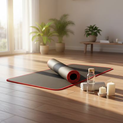 ComfortPlus Foldable Exercise Mat with 10mm Cushioned Support